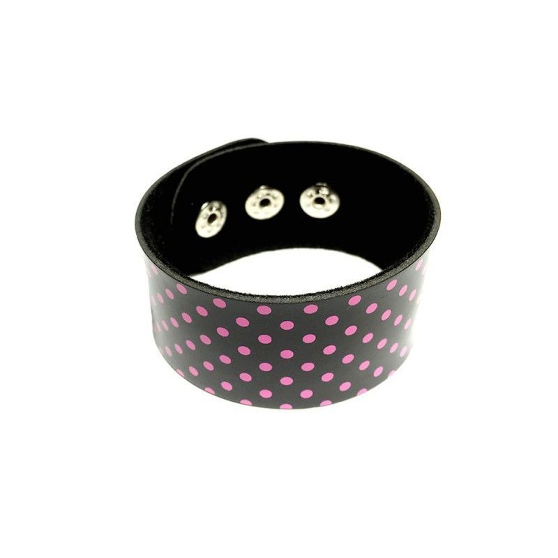 Pulsera a topos rosas