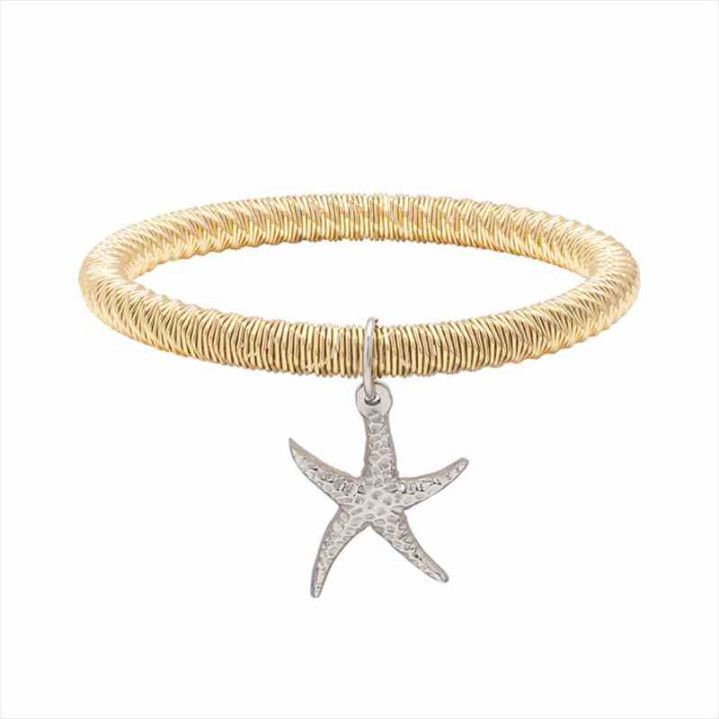 Pulsera Acero Dorado B15633 Estrella