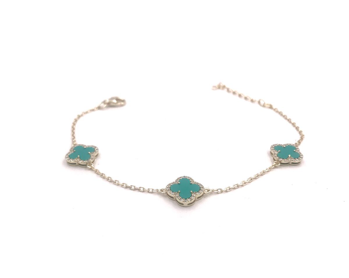 Pulsera Alhambra Blue Gold