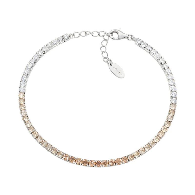 Pulsera AMEN tenis tonos naranjas 2,5 mm. BT25DEBGA17