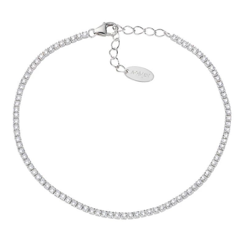 Pulsera AMEN Tennis Mania circonitas blancas. BT1BB17