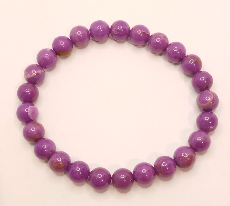 Pulsera bola 9mm de Fosfosiderita