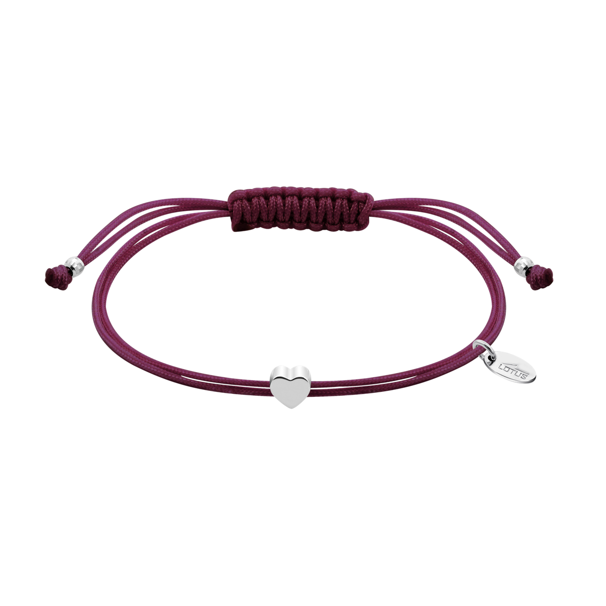 Pulsera Cordón Rojo - Plata Lotus LP3754-2/1 Corazón
