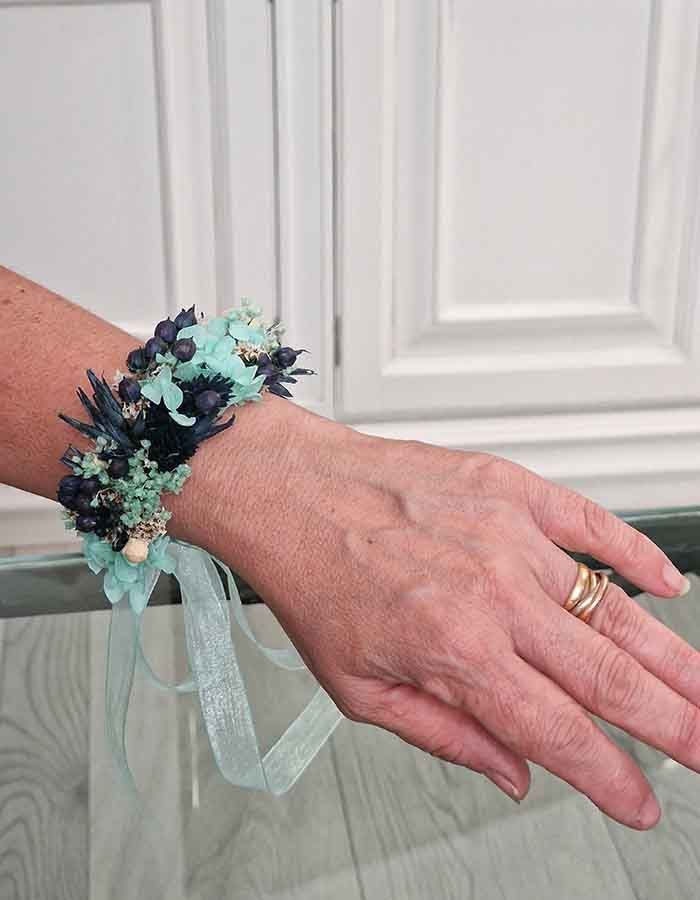 Pulsera de Media Caña Color Turquesa