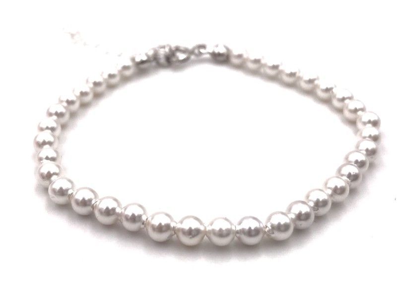 Pulsera de perlas 4 mm