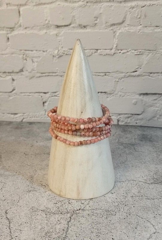 Pulsera de Rodocrosita bola 4 mm