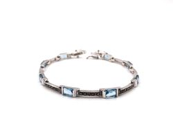 Pulsera Elegant en plata de ley Square Cel