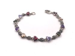 Pulsera Elegante en plata de ley Multi