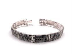 Pulsera en plata de ley Lines