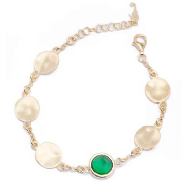 Pulsera IPPOCAMPO dorada. IPEL118