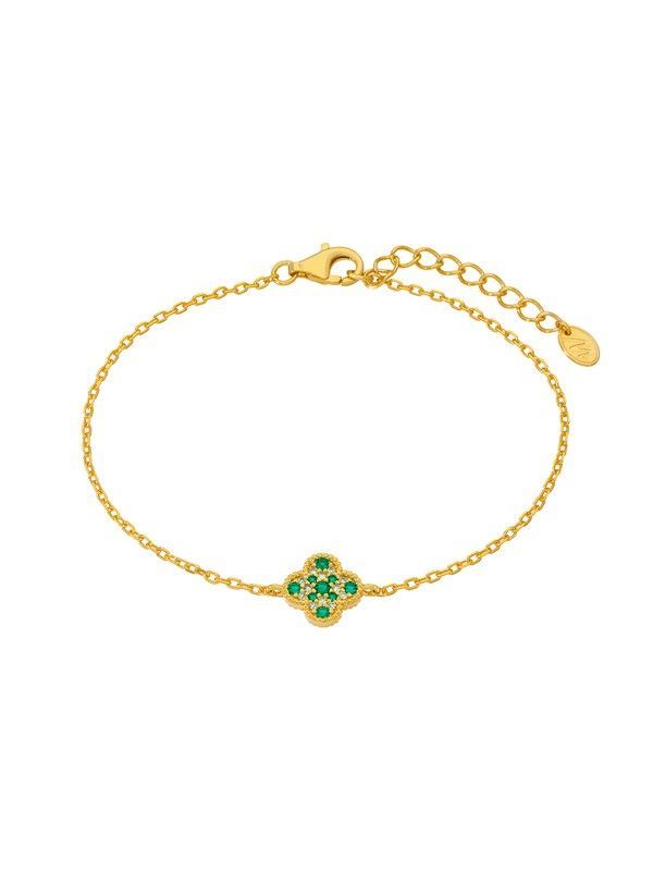 Pulsera Marea Plata D02803/AT Flor Circonitas