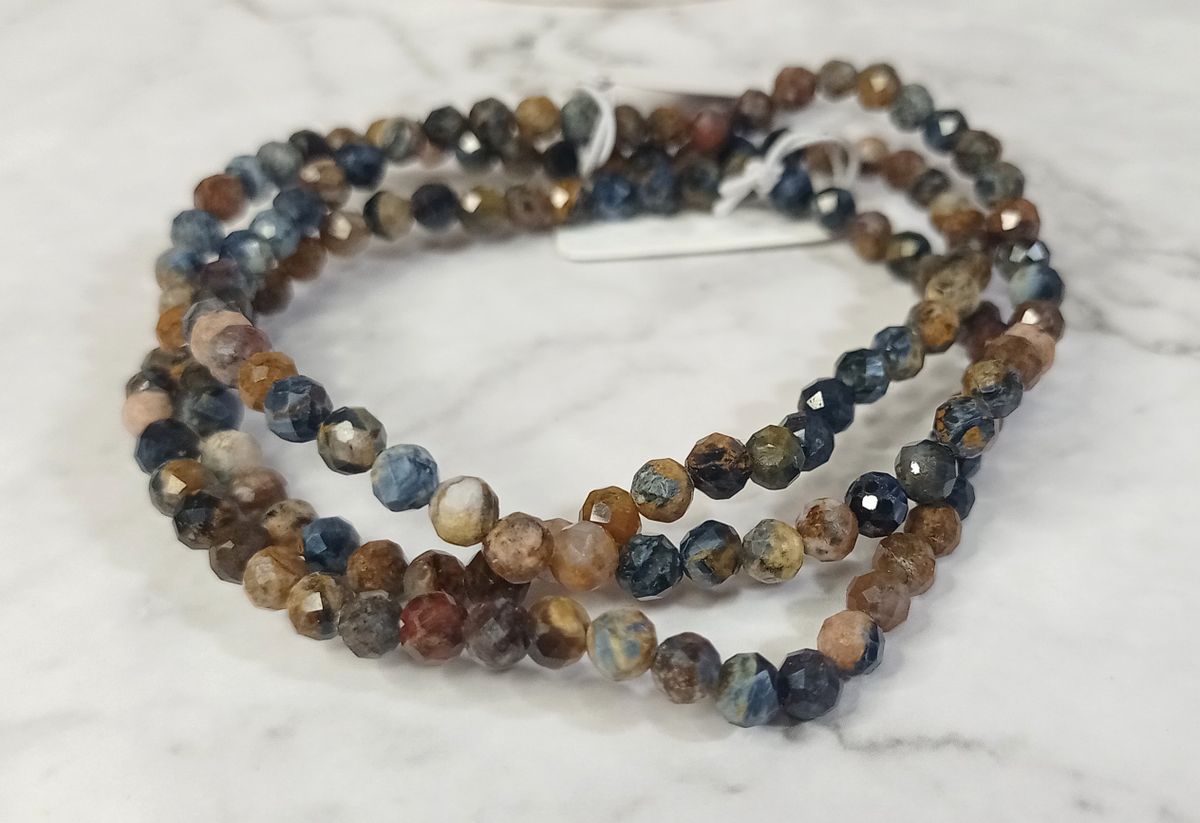 Pulsera Pietersita facetada 4 mm