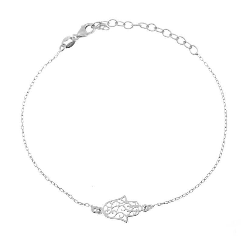 Pulsera Plata 16+4cm PU00113RH Mano De Fatima