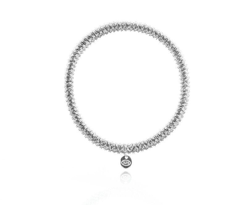 Pulsera Plata 5mm PUL0191RH Muelle Elastico