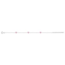 Pulsera Plata Argyor MRM Mujer (AG)333798 Corazones Esmalte Rosa