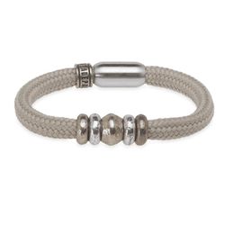 Pulsera PLATA DE PALO de Nylon modelo Ondas elegante