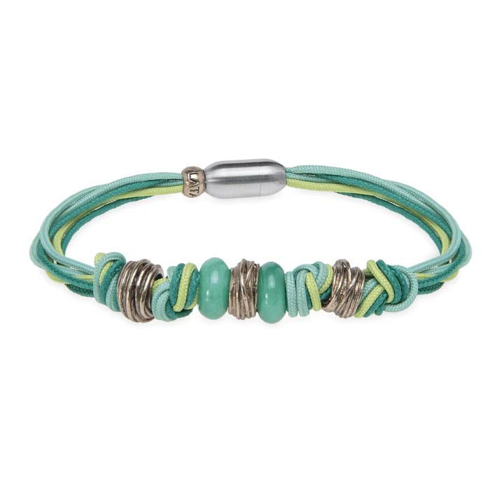 Pulsera Plata de Palo mujer de Nylon modelo Soleado con un brillo atractivo