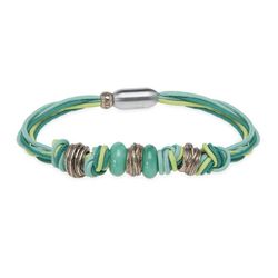 Pulsera Plata de Palo mujer de Nylon modelo Soleado con un brillo atractivo