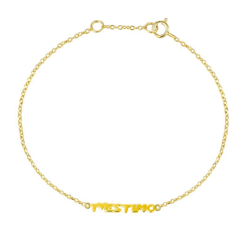 Pulsera Plata Dorada 17+1,50cm PU00115DO T'estimo