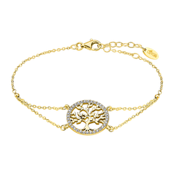 Pulsera Plata Dorada Lotus LP1746-2/3 Árbol De La Vida Circonitas