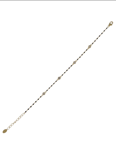 Pulsera Plata Dorada Mujer PPUL3231 Circonitas