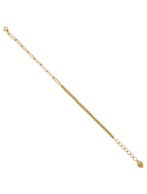 Pulsera Plata Dorada Mujer PPUL3309/C Circonitas