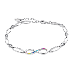 Pulsera Plata Lotus LP1872-2/2 Infinito Circonitas Multicolor