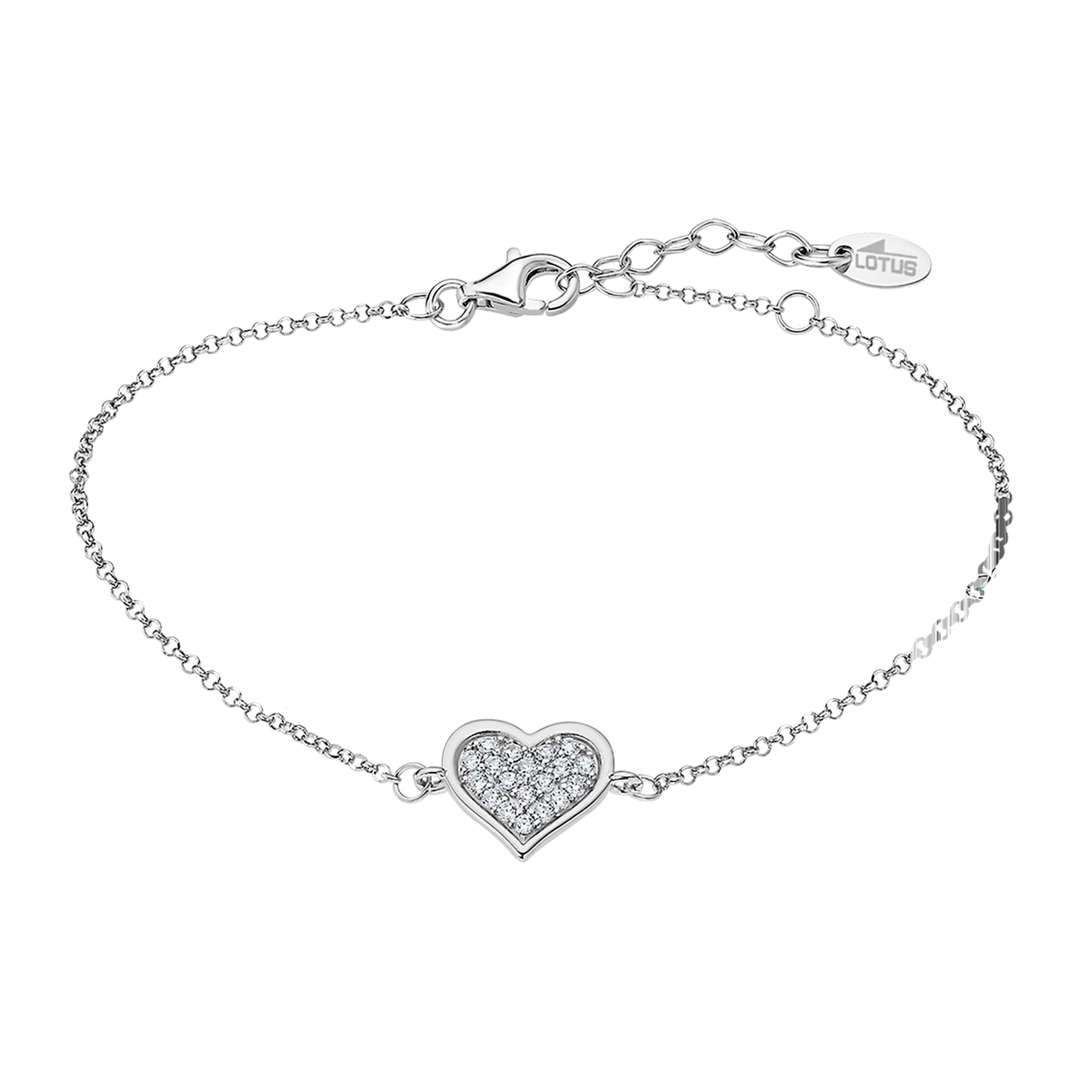 Pulsera Plata Lotus LP3125-2/1 Corazón Circonitas
