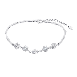 Pulsera Plata Lotus LP3852-2/1 Hojas Circonitas