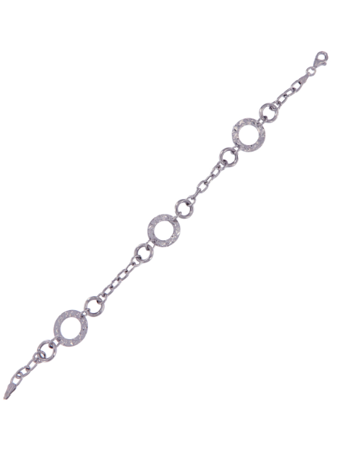 Pulsera Plata Mujer PPUL3205 Aros Circonitas