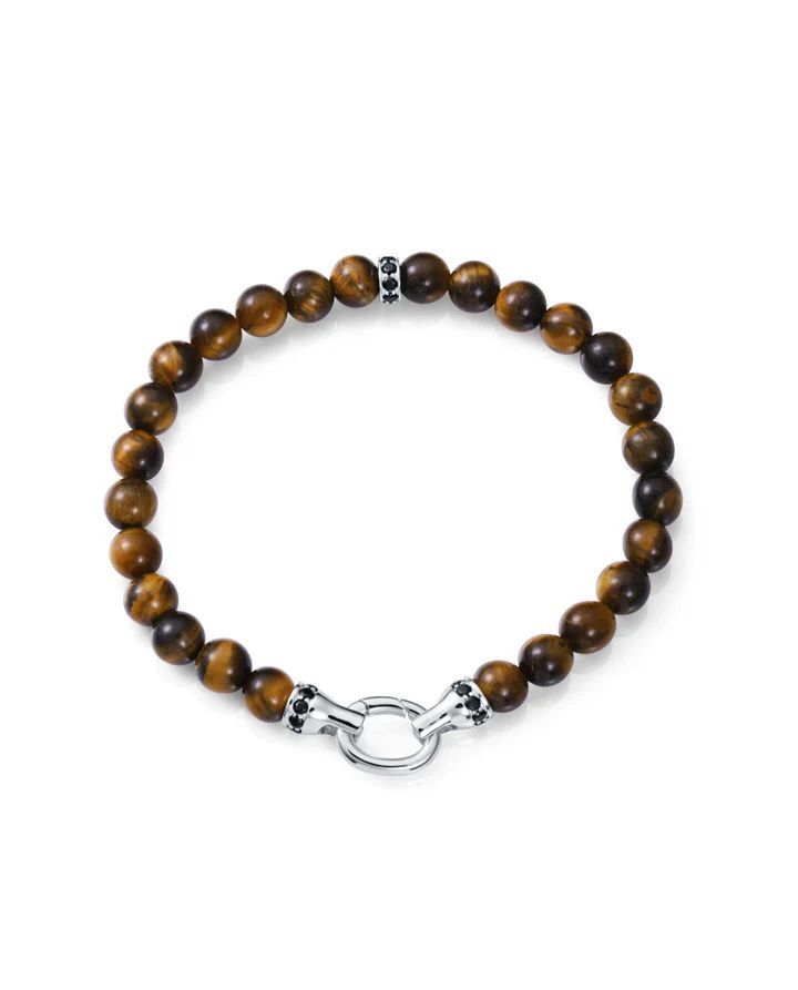 Pulsera Plata Viceroy Hombre 13256P000-44 Piedras Naturales