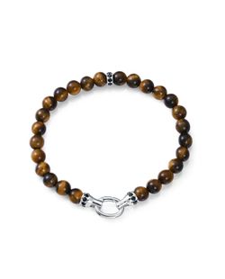 Pulsera Plata Viceroy Hombre 13256P000-44 Piedras Naturales