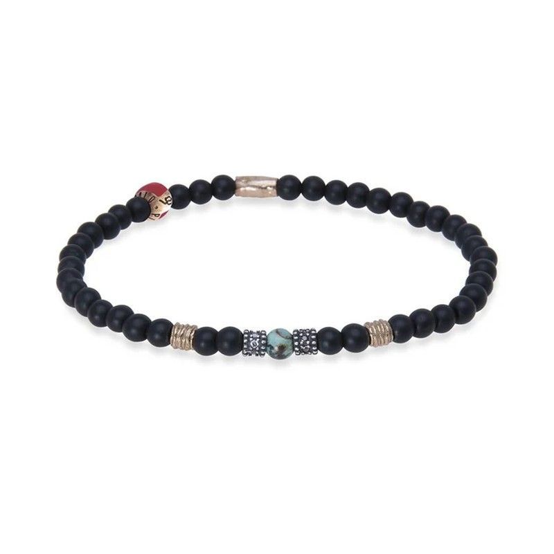 Pulsera PLATADEPALO Unisex Beads Andes. B3G T/L