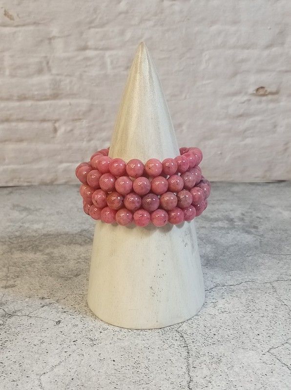 Pulsera Rodonita bola 10 mm