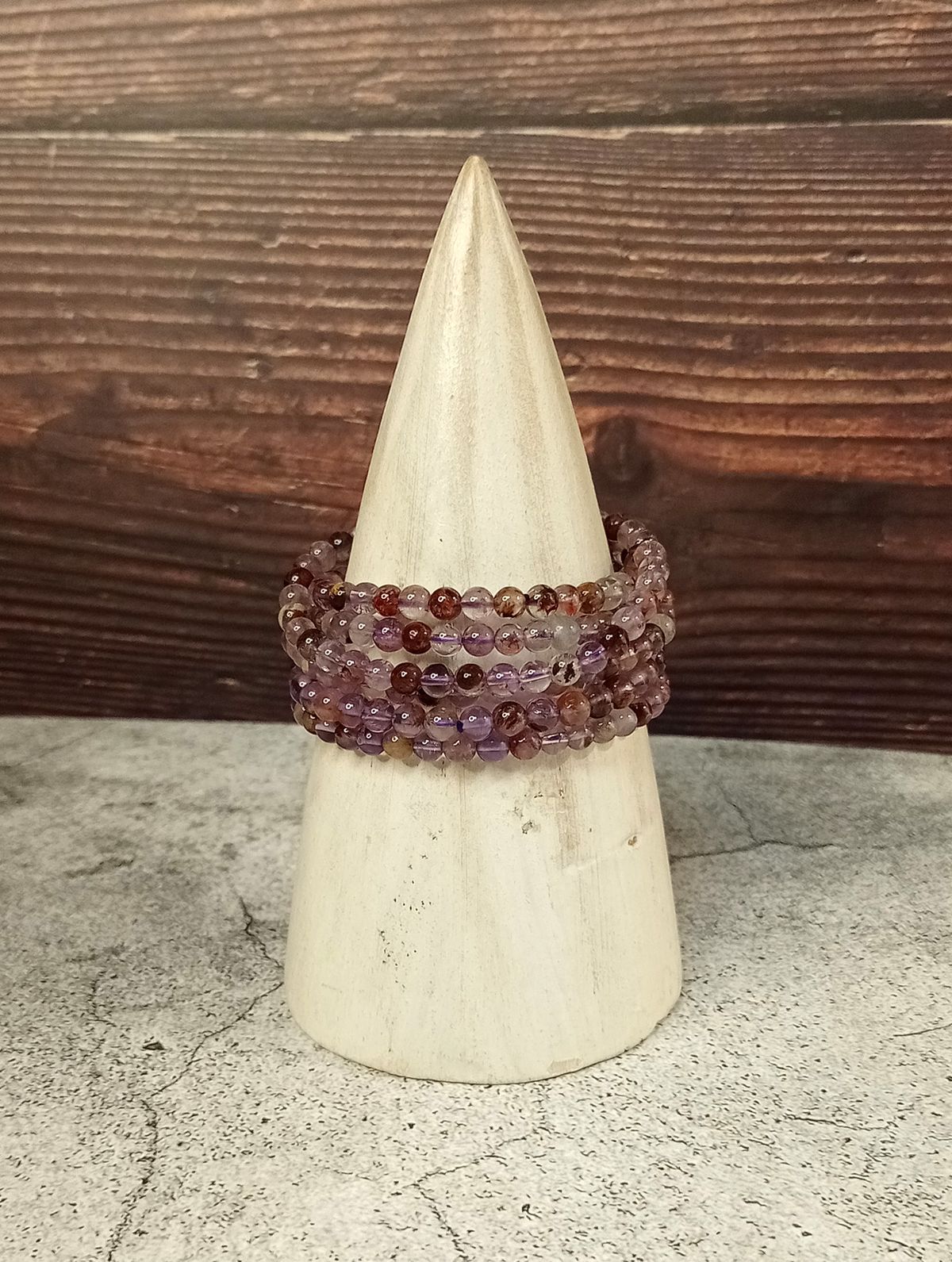 Pulsera Super 7 en bola de 4 mm