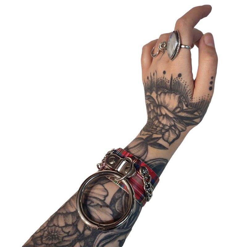 Pulsera tartán con aro