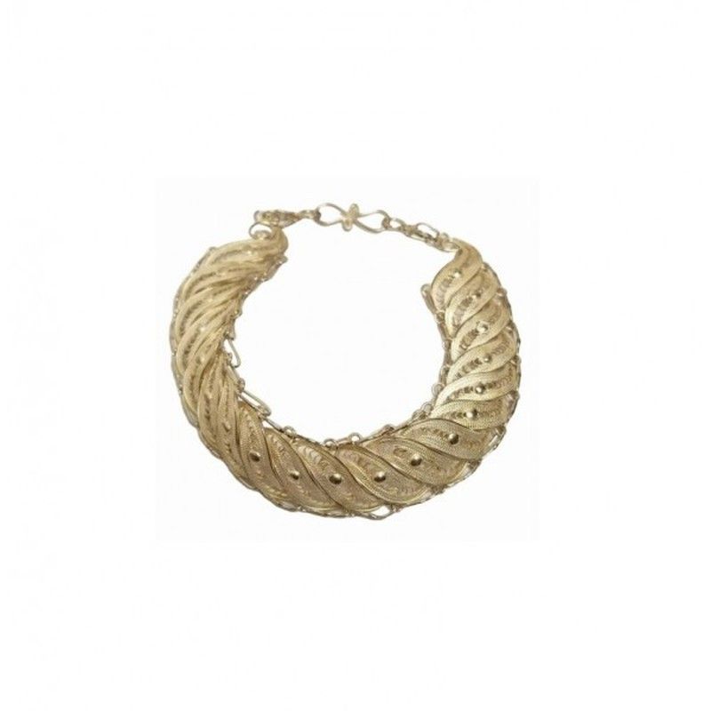 Pulsera Xernus Plata Dorada NF1537 Brazalete