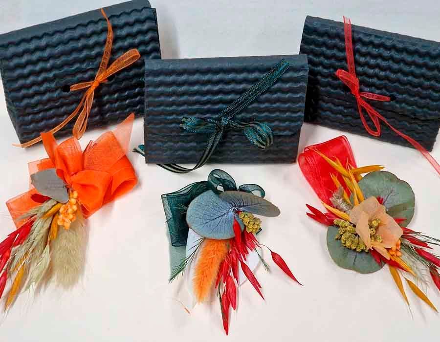 Pulseras Flor con Caja Regalo