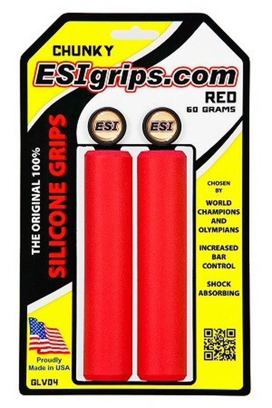 Puños Mtb Esigrips Chunky Rojo