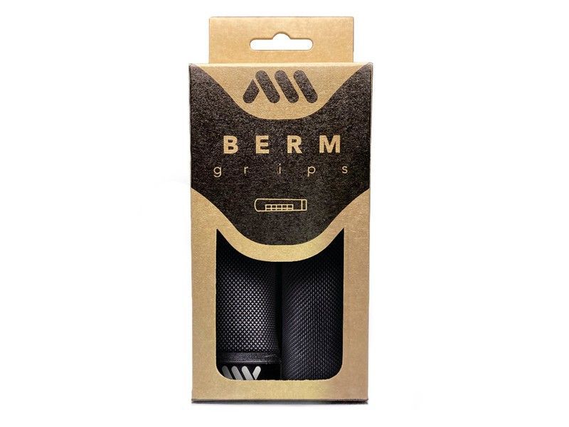 Puños para Bici AMS Berm Grips - Negros: Agarre, Comodidad y Estilo para Cada Ciclista