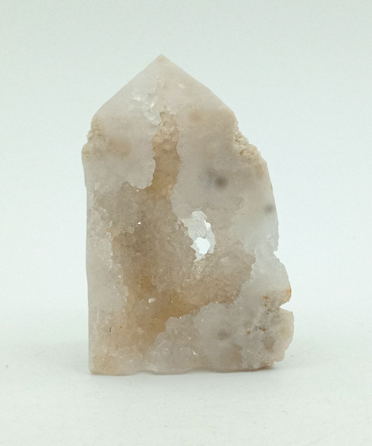 Punta geoda de cuarzo