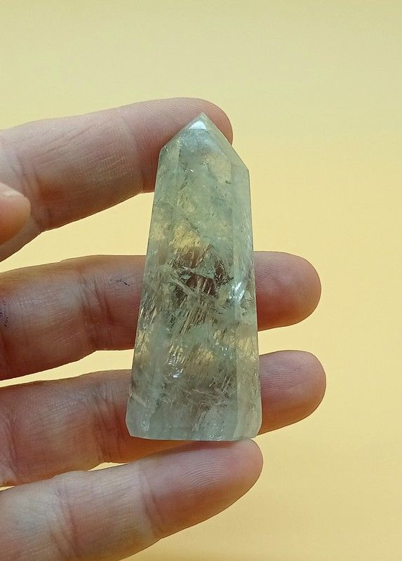 Punta pulida de Prasiolita