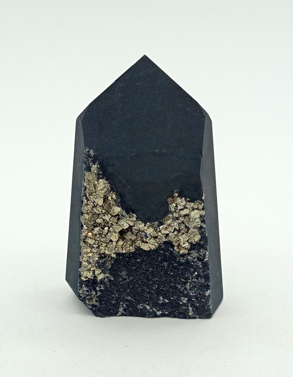 Punta Shungita y Pirita