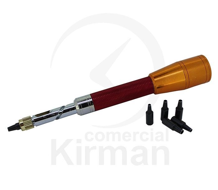 Punzón Aluminio/Acero 44081 Hacer Agujeros En Correas De Piel + (6) Puntas