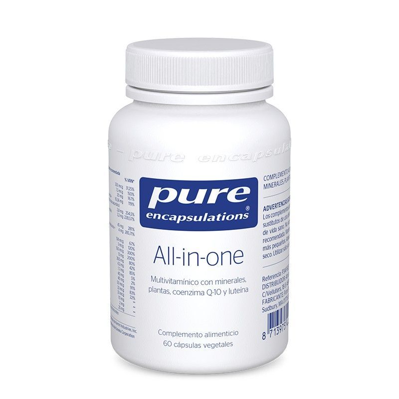 PURE Encapsulations All in one 60 cápsulas 61g