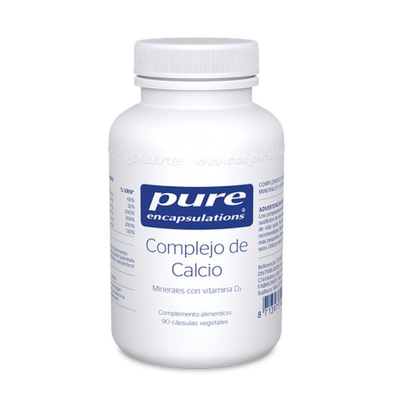 PURE Encapsulations Complejo de Calcio 90 cápsulas 95g