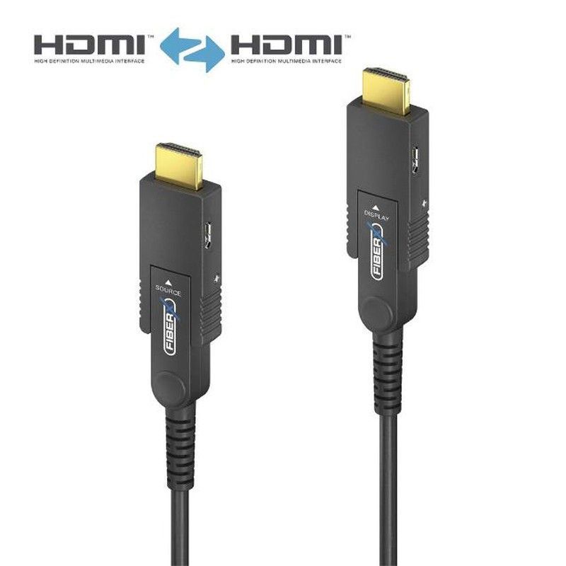 Purelink Cable Desmontable Hdmi Fibra 4K 15M