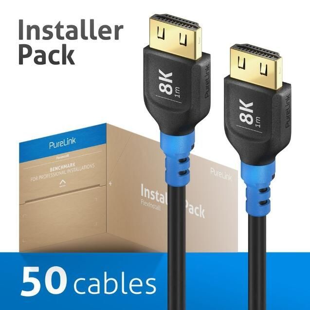 Purelink Cable Hdmi 8K 48Gbps Flexinstall 1M 50Uds