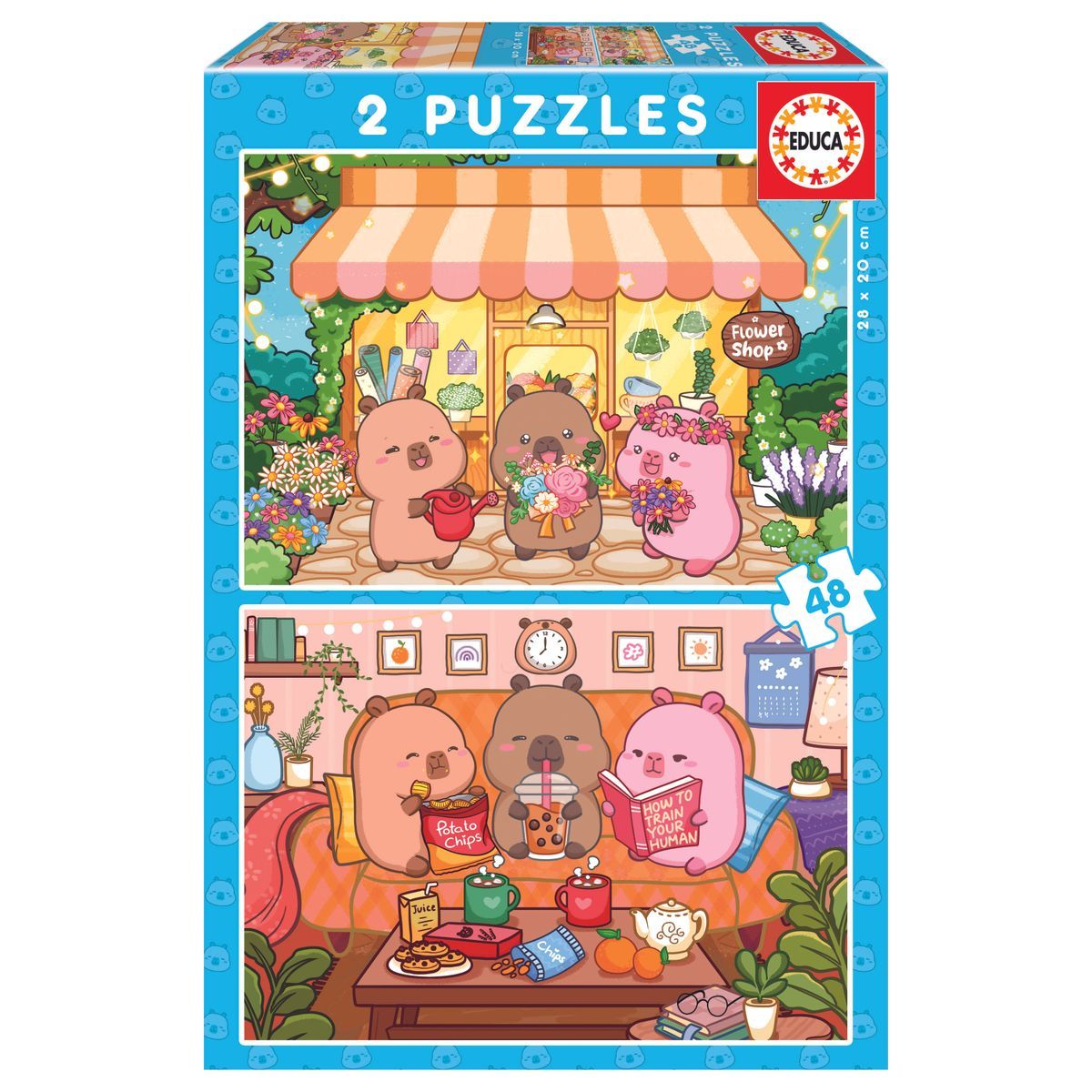 PUZ 2 X 48 CAPYBARAS CAPYFUN