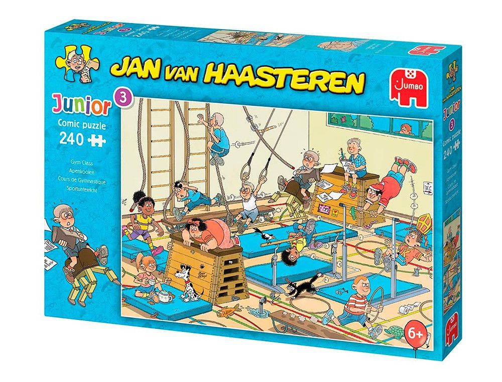 Puzle jumbo jan van haasteren clase de gym 240 piezas piezas